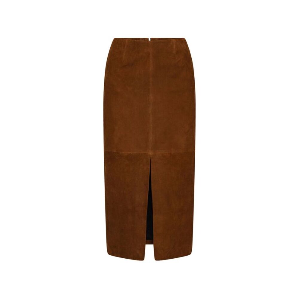 Rotate Brown Skirts - Pencil Skirts Women